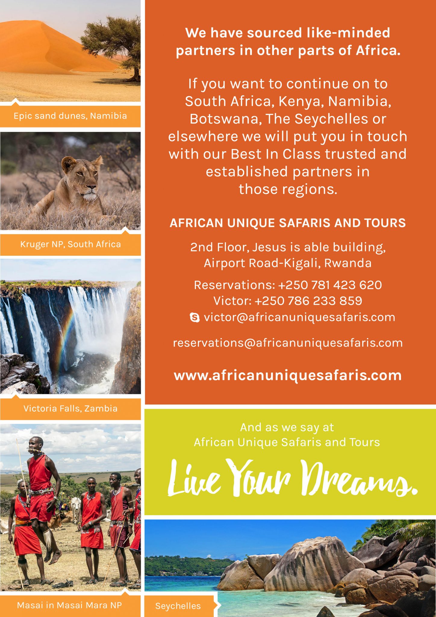 brochure - African Safaris, Coffee Tours, Mountain Gorilla Treks ...